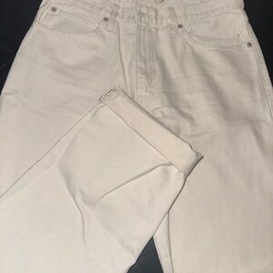 Women's White Levi Strauss Jeans